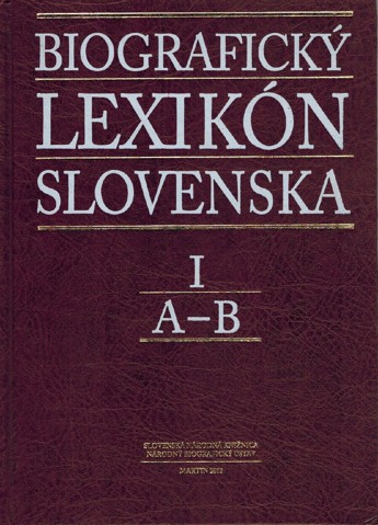Biografický lexikón Slovenska I (A - B)