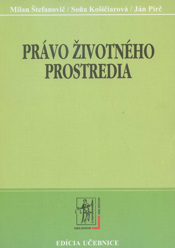 Právo životného prostredia-učebnica