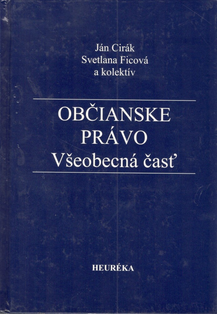 Občianske právo - Všeobecná časť