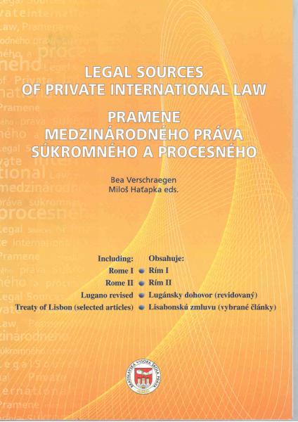 Pramene medzinárodného práva súkromného a procesného