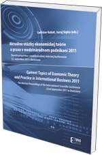 Aktuálne otázky ekonomickej teórie a praxe v medzinárodnom podnikaní 2011