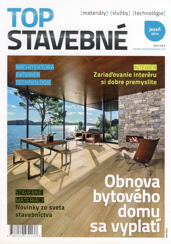 Top stavebné materiály, služby, technológie jeseň 2014