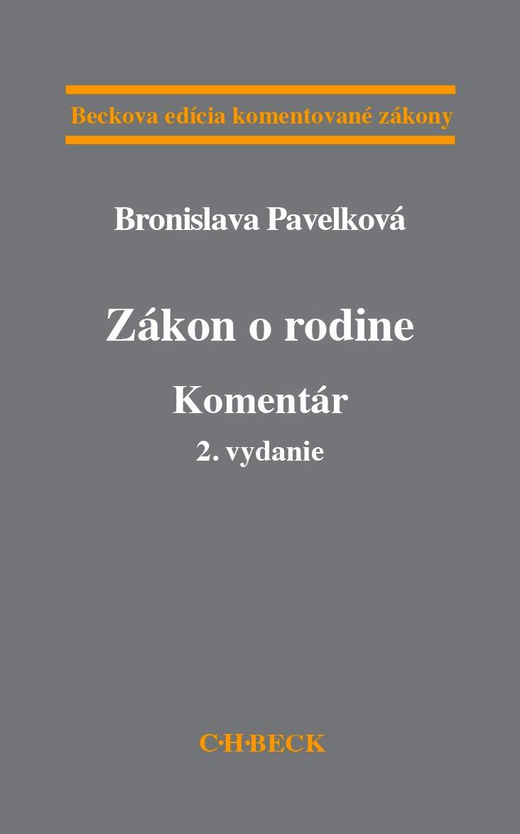 Zákon o rodine. Komentár 2. vydanie