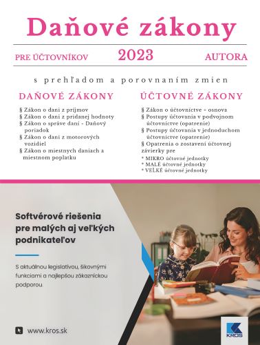 Daňové zákony 2023 pre účtovníkov