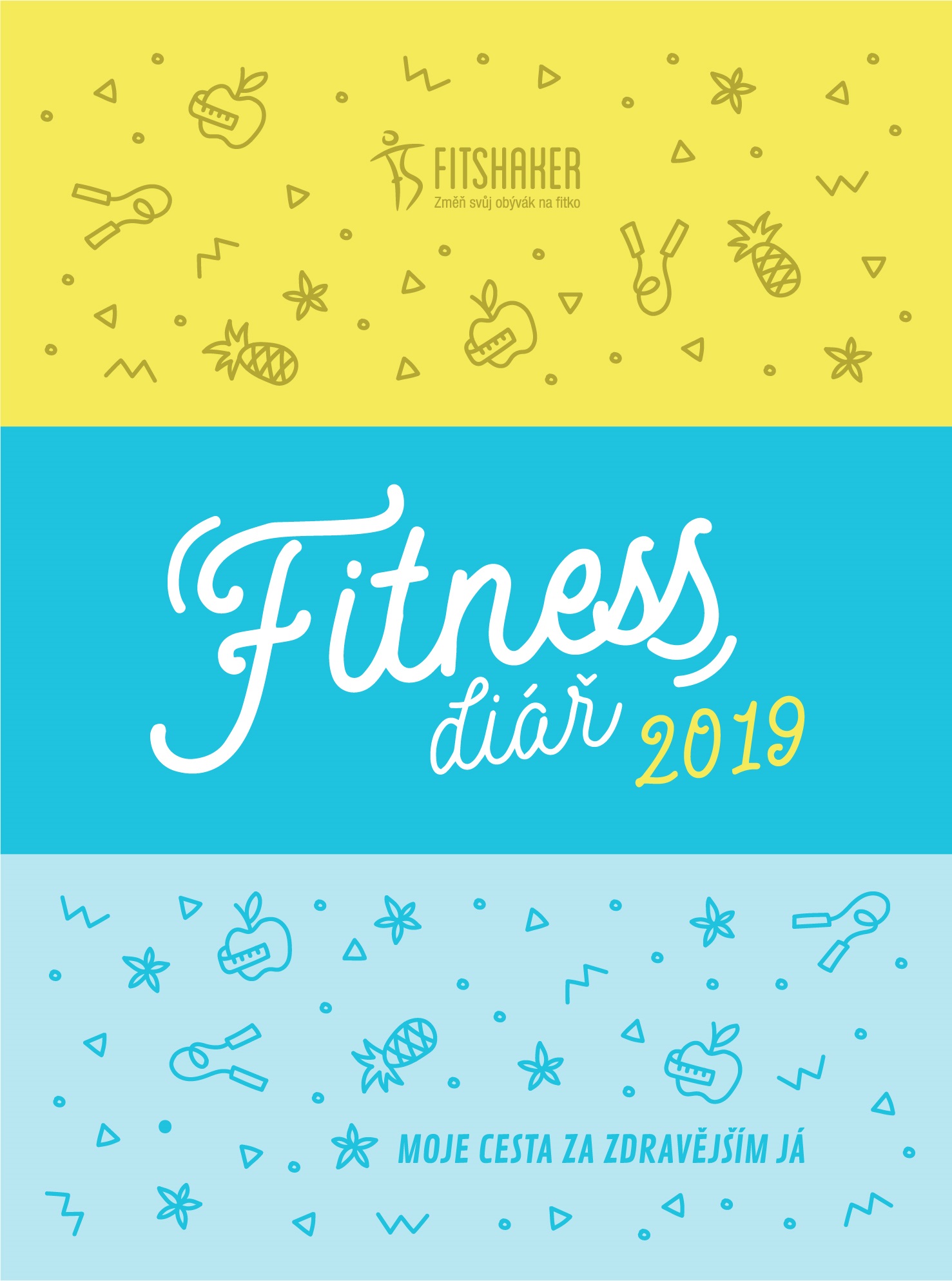 Fitness diář 2019  (český jazyk)