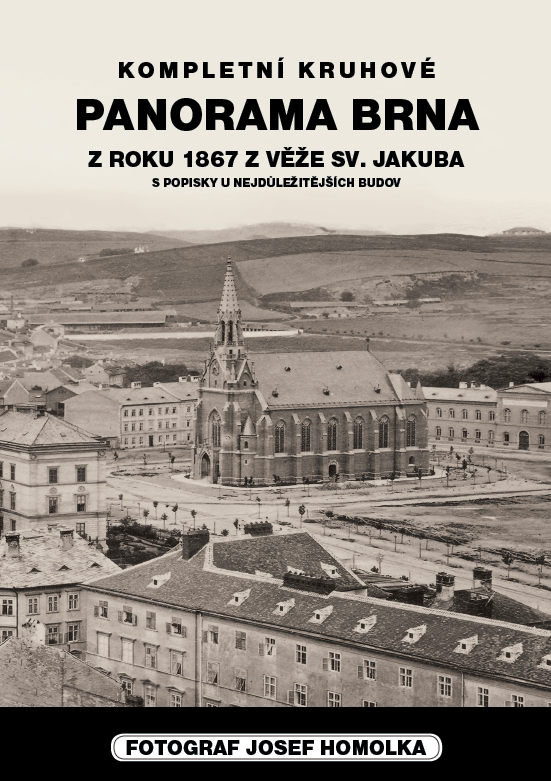 Panorama Brna z roku 1867 z věže sv.Jakuba