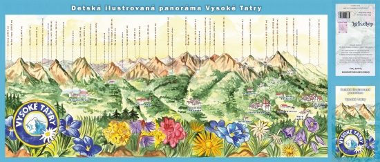 Detská ilustrovaná panoráma Vysoké Tatry - hravá škola